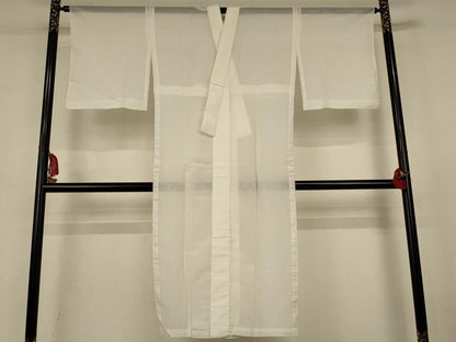 平和屋着物＊夏物　長襦袢　絽　白色　洗える着物　AABJ8019jd