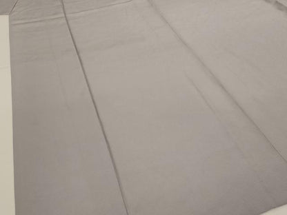 平和屋着物＊夏物　色無地　絽　桔梗鼠色　正絹　逸品　AABJ8020jd