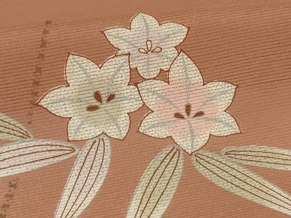 平和屋着物＊夏物　訪問着　絽　流水花文　洗える着物　AABJ8024jd