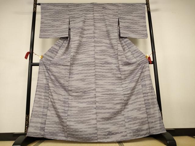 平和屋着物＊夏物 小紋 絽 飛鳥文 洗える着物 AABJ8025jd