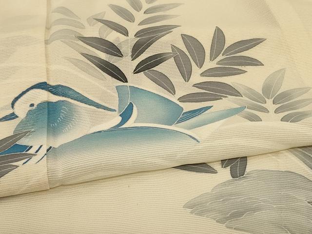 平和屋着物＊夏物 訪問着 絽 鴛鴦 正絹 逸品 AABJ8026jd
