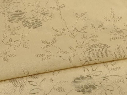 平和屋着物＊夏物　本場大島紬　夏大島　草花文　正絹　逸品　AABJ8064jd