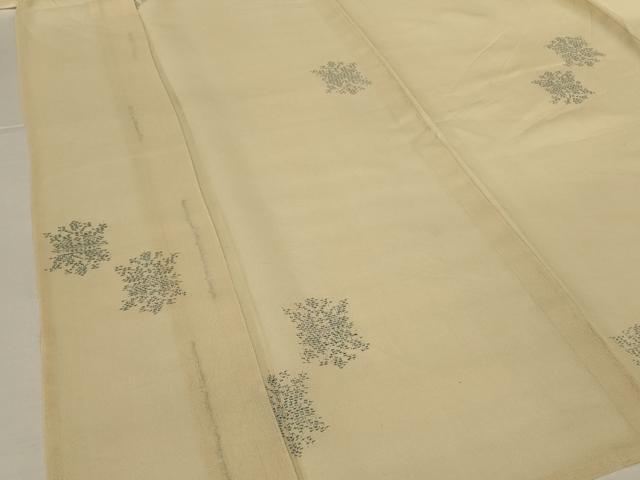 平和屋着物＊夏物　紗紬　幾何学文様　正絹　逸品　AABJ8069jd