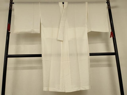 平和屋着物＊夏物　長襦袢　絽　鳥の子色　正絹　逸品　AABJ8075jd
