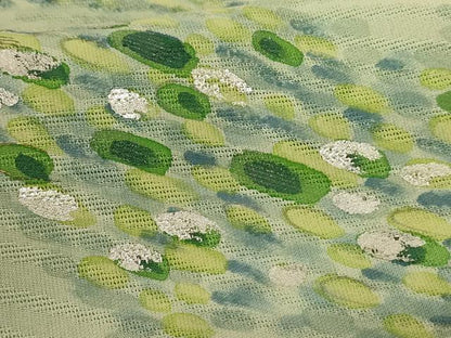 平和屋着物＊夏物　訪問着　立波紋紗　霞文　金銀彩　三越扱い　正絹　逸品　AABJ8082jd