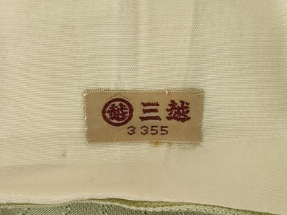 平和屋着物＊夏物　訪問着　立波紋紗　霞文　金銀彩　三越扱い　正絹　逸品　AABJ8082jd