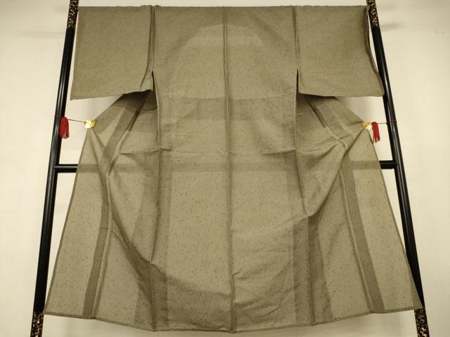 平和屋着物＊夏物　男性　紗紬　霞文　正絹　逸品　AABJ8118jd