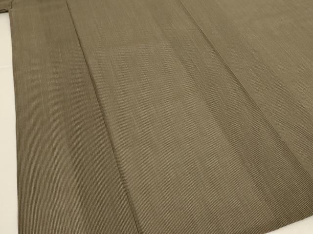 平和屋着物＊夏物　男性　小紋　紗　縞　AABJ8120jd