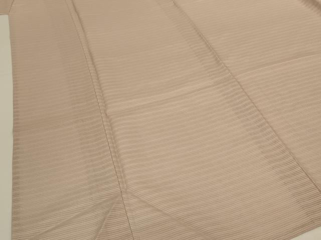 平和屋着物＊夏物　色無地　変わり絽　枯野色　正絹　逸品　AABJ8123jd