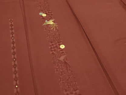 平和屋着物＊夏物　訪問着　絽　螺鈿　刺繍　鳳凰花文　金彩　正絹　逸品　AABJ8128jd