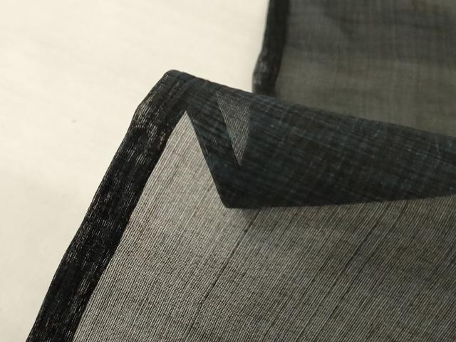 平和屋着物＊夏物　男性　紗紬　霞文　正絹　逸品　AABJ8131jd