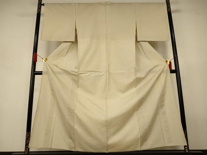 平和屋着物＊夏物　紗紬　縞　正絹　逸品　AABJ8134jd
