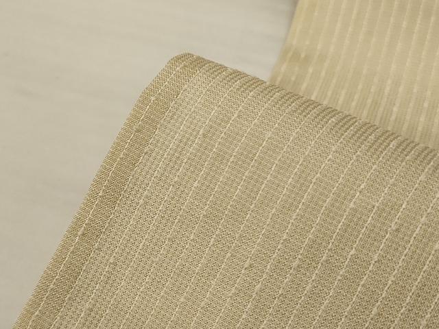 平和屋着物＊夏物　紗紬　縞　正絹　逸品　AABJ8134jd