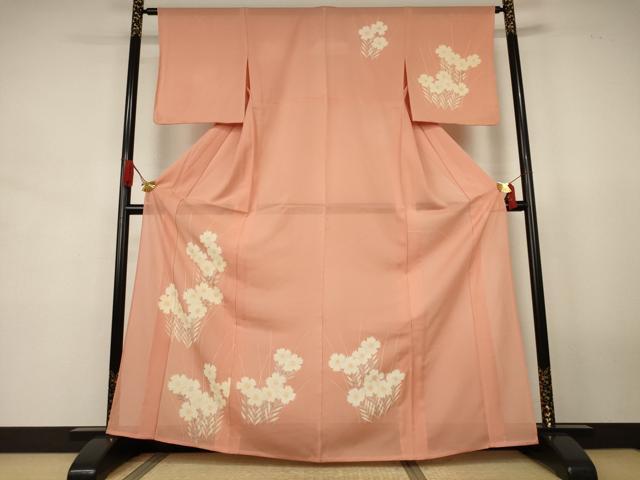 平和屋着物＊夏物　訪問着　絽　草花文　正絹　逸品　未使用　AABJ8141jd