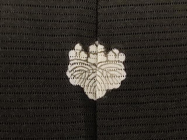 平和屋着物＊夏物　黒留袖　絽　刺繍　花鳥文　金彩　洗える着物　AABJ8151jd