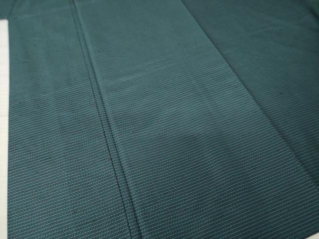 平和屋着物●男性　本場大島紬　アンサンブル　格子　正絹　逸品　AABJ8176ck