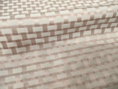 平和屋着物●長襦袢　無双仕立て　竹姫　格子　半衿刺繍　反端付き　正絹　逸品　AABJ8190ck