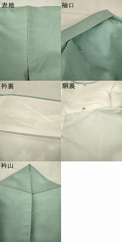 平和屋着物●石川県指定無形文化財　牛首紬　白山工房　手織り　本加賀友禅作家　松元雨佳　訪問着　草花文　正絹　逸品　AABJ8191ck