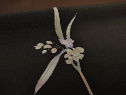 平和屋着物●訪問着　草花文　暈し染め　健勝苑扱い　正絹　逸品　AABJ8199ck
