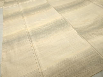 平和屋着物●紅花紬　米沢　霞文　やまと誂製　正絹　逸品　AABJ8200ck
