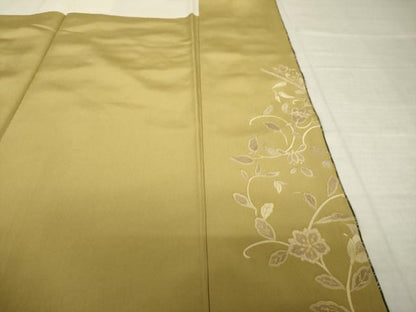 平和屋着物●訪問着　更紗花文　金彩　やまと誂製　ロング丈　正絹　逸品　AABJ8203ck