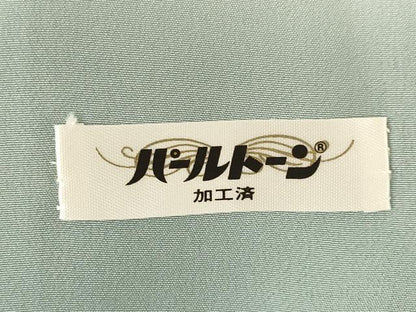 平和屋着物●訪問着　総刺繍　色紙重ね花鳥文　正絹　逸品　AABJ8209ck