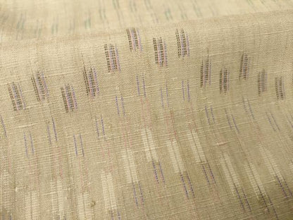 平和屋着物●上質な紬　幾何学文様　やまと誂製　正絹　逸品　AABJ8210ck