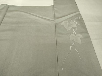 平和屋着物●訪問着　作家物　ろうけつ染　葡萄蔦の葉文　正絹　逸品　AABJ8214ck