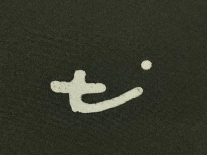 平和屋着物●訪問着　作家物　ろうけつ染　幾何学文様　黒地　正絹　逸品　AABJ8222ck
