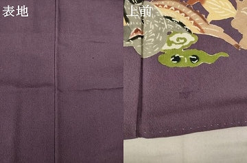平和屋着物●訪問着　型染め　鳳凰花文　正絹　逸品　AABJ8223ck