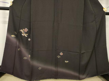 平和屋着物●訪問着　竹屋町刺繍　束ね熨斗花文　暈し染め　やまと誂製　正絹　逸品　AABJ8236ck