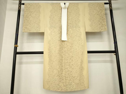 平和屋着物●長襦袢　無双仕立て　草花間道　正絹　逸品　未使用　AABJ8238ck