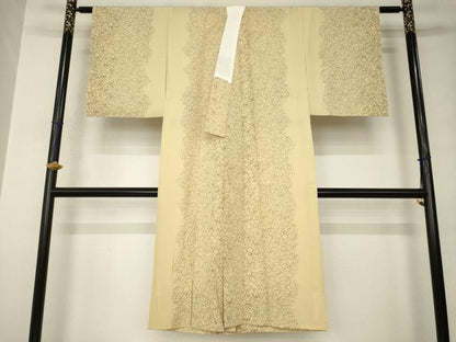平和屋着物●長襦袢　無双仕立て　草花間道　正絹　逸品　未使用　AABJ8238ck