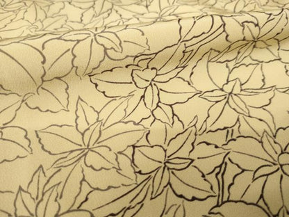 平和屋着物●長襦袢　無双仕立て　草花間道　正絹　逸品　未使用　AABJ8238ck