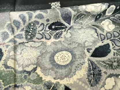 平和屋着物●訪問着　作家物　辻が花　舞花文　暈し染め　正絹　逸品　AABJ8239ck