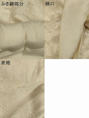 平和屋本店●白打掛　白無垢　和装　婚礼　結婚式　花嫁　神社挙式　唐織　花鳥文　逸品　AABJ8242ou