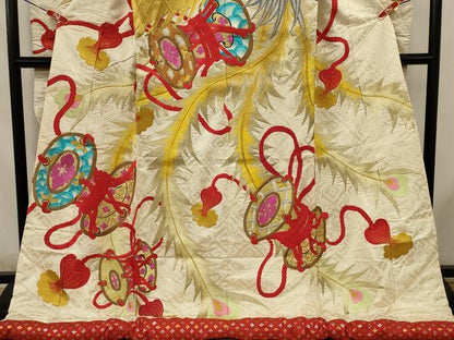 平和屋本店●色打掛　和装　婚礼　結婚式　花嫁　神社挙式　刺繍　鳳凰花鼓文　金銀糸　逸品　AABJ8249ou