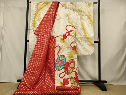 平和屋本店●色打掛　和装　婚礼　結婚式　花嫁　神社挙式　刺繍　鳳凰花鼓文　金銀糸　逸品　AABJ8249ou