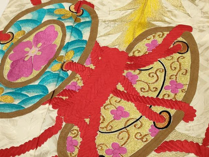 平和屋本店●色打掛　和装　婚礼　結婚式　花嫁　神社挙式　刺繍　鳳凰花鼓文　金銀糸　逸品　AABJ8249ou