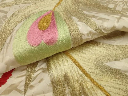 平和屋本店●色打掛　和装　婚礼　結婚式　花嫁　神社挙式　刺繍　鳳凰花鼓文　金銀糸　逸品　AABJ8249ou