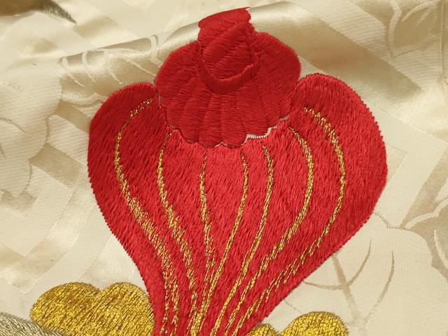 平和屋本店●色打掛　和装　婚礼　結婚式　花嫁　神社挙式　刺繍　鳳凰花鼓文　金銀糸　逸品　AABJ8249ou