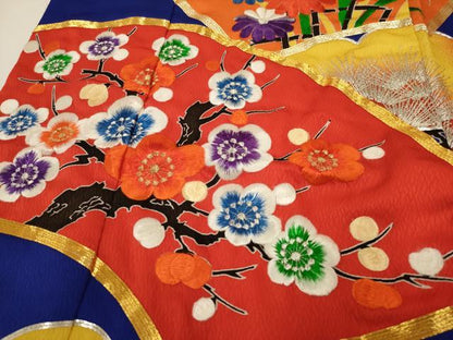 平和屋本店●色打掛　和装　婚礼　結婚式　花嫁　神社挙式　駒刺繍　地紙梅松文　金銀糸　逸品　AABJ8262ou