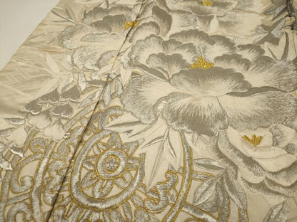 平和屋本店●色打掛　和装　婚礼　結婚式　花嫁　神社挙式　総刺繍　花車文　金銀糸　逸品　AABJ8263ou