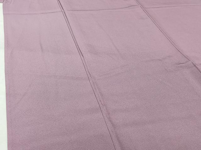 平和屋着物▽上質な色無地　単衣　浅紫色　正絹　逸品　AABJ8291jh