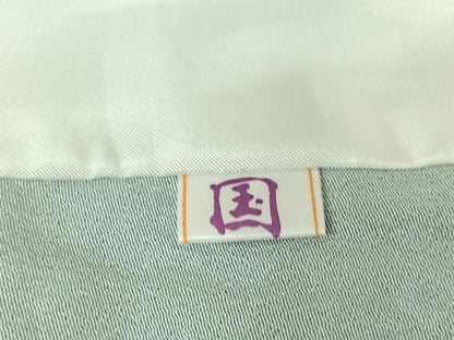 平和屋着物▽小紋　単衣　草花文　洗える着物　AABJ8301jh