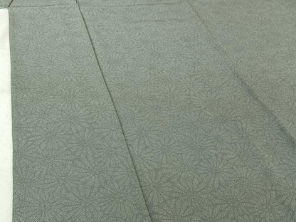 平和屋着物▽江戸小紋　単衣　花尽くし文　洗える着物　AABJ8303jh