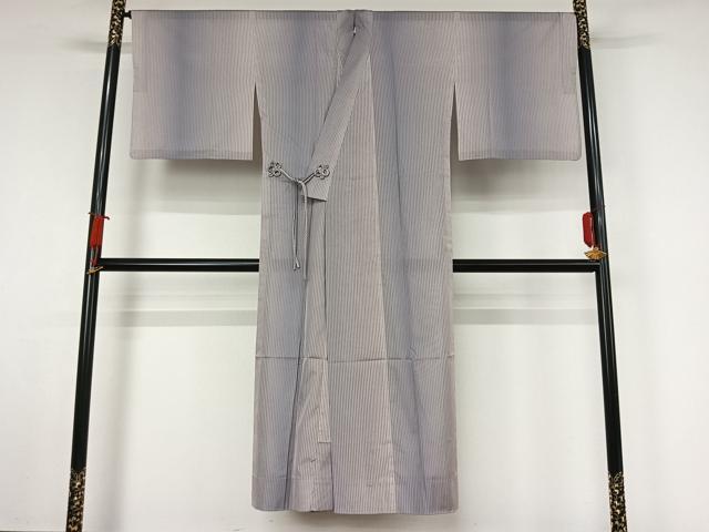 平和屋着物▽道中着　スリーシーズン　春夏秋　塵除け　霞文　暈し染め　ロング丈　正絹　逸品　AABJ8306jh