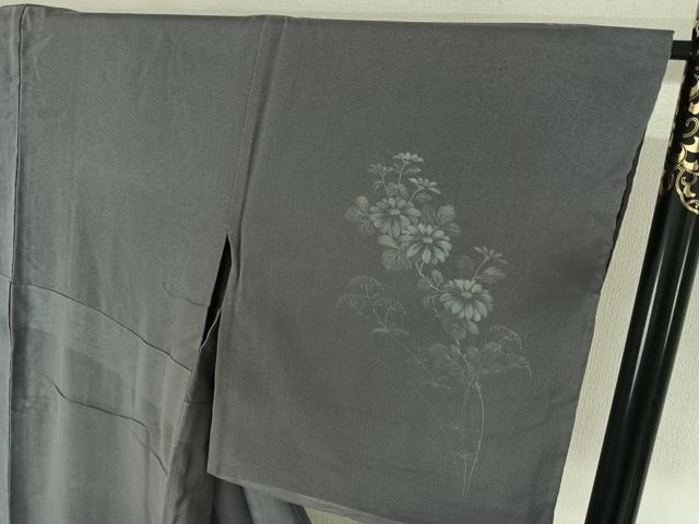 平和屋着物▽訪問着　無双　紗袷　紗×絽　雪芝花文　ますいわ屋扱い　正絹　逸品　AABJ8310jh