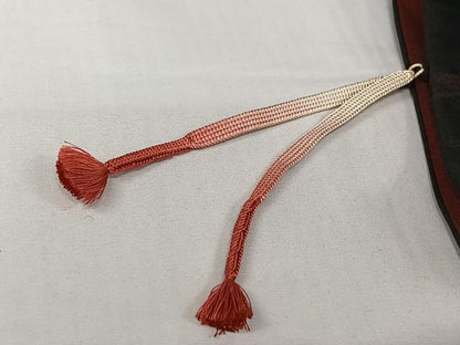 平和屋着物▽羽織　スリーシーズン　春夏秋　塵除け　霞文　黒地　正絹　逸品　AABJ8316jh