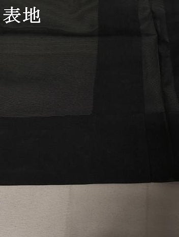 平和屋着物▽羽織　スリーシーズン　春夏秋　塵除け　黒地　正絹　逸品　AABJ8318jh